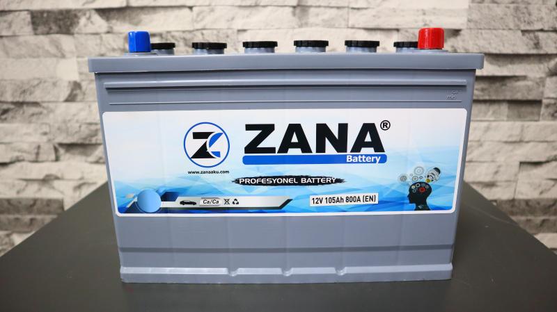 12 V 105AH 800ZANA AKÜ TİCARİ DÜZ KUTUP H4 BAKIMLI